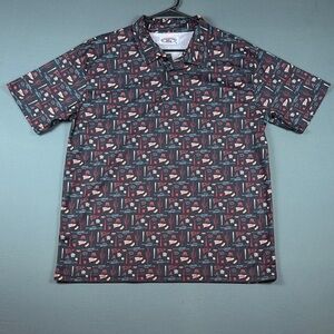 Diamond Back Black and Red Men's Shirt